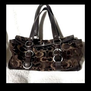 Coach Brown Signature Tote